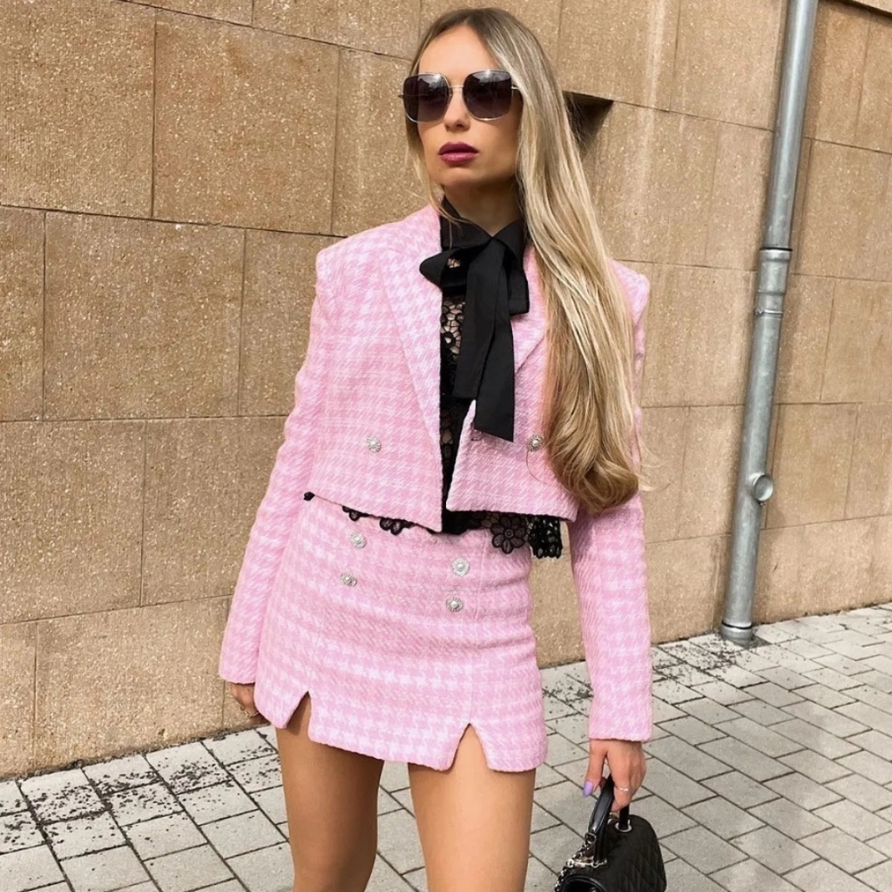 Zara 2pcs Cropped blazer + skort - Picture 4 of 16